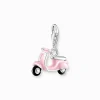 Charm-hängsmycke rosa skoter silver>Thomas Sabo Hot