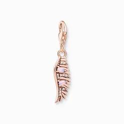 Fenixfjäder med rosa stenar roséguld – 1906>Thomas Sabo Hot