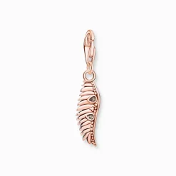 Fenixfjäder med rosa stenar roséguld – 1906>Thomas Sabo Hot