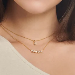 Halsband blomma vita stenar – KE2103-414-14>Thomas Sabo Outlet