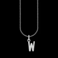 Halsband BOKSTAV W Silver KE2262-051-14>Thomas Sabo Discount