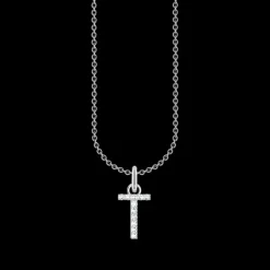 Halsband BOKSTAV T Silver KE2259-051-14>Thomas Sabo Online