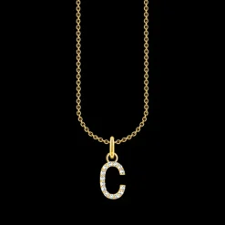 Halsband BOKSTAV C Guld KE2242-414-14>Thomas Sabo Clearance