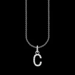Halsband BOKSTAV C Silver KE2242-051-14>Thomas Sabo Discount