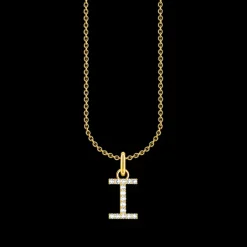 Halsband BOKSTAV I Guld KE2248-414-14>Thomas Sabo