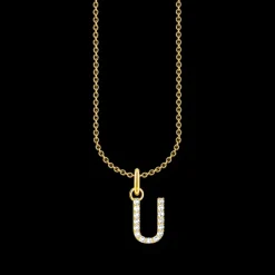Halsband BOKSTAV U Guld KE2260-414-14>Thomas Sabo Clearance