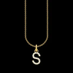 Halsband BOKSTAV S Guld KE2258-414-14>Thomas Sabo Sale