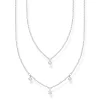 Halsband Dubbelt silver med vita stenar – KE2078-051-14>Thomas Sabo Hot