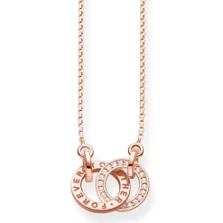 Halsband FOREVER TOGETHER Liten Rosé – KE1488-416-40 (MEGA KAMPANJ)>Thomas Sabo Outlet