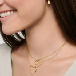 Halsband hänglås med nyckel guld – KE2122-414-14 (MEGA KAMPANJ)>Thomas Sabo Sale