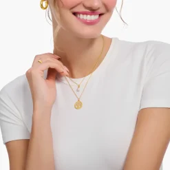 Halsband Pärla Guld KE2238-430-14>Thomas Sabo Discount