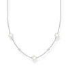 Halsband pärlor med vita stenar silver – KE2120-167-14>Thomas Sabo Hot