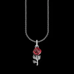 Halsband Ros Röd KE2219-664-10>Thomas Sabo Sale