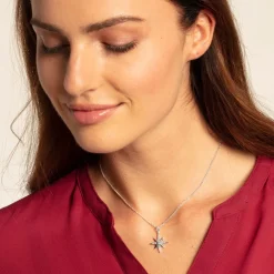 Halsband Royalty Stjärna Vit – KE1825-643-14>Thomas Sabo Sale