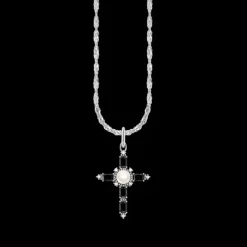 Halsband Silver/ Svart KE2296-167-11>Thomas Sabo Sale