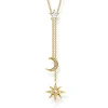 Halsband Stjärna & Måne Guld – KE1900-414-14>Thomas Sabo Discount