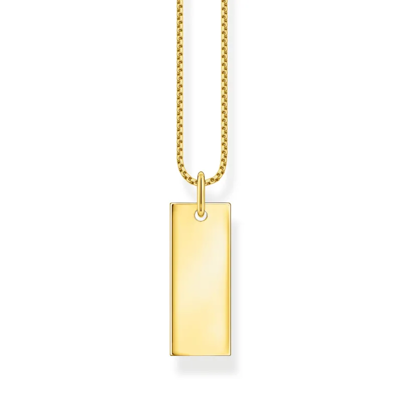 Halsband tag guld – KE2141-413-39 (MEGA KAMPANJ)>Thomas Sabo Online