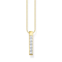 Halsband vita stenar pavé Guld- KE2113-414-14>Thomas Sabo Outlet