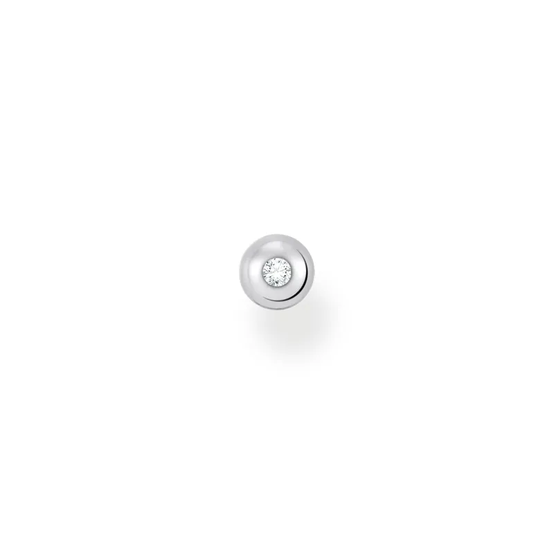 Individuellt Stiftörhängen Vit Sten Silver – H2130-051-14>Thomas Sabo Clearance