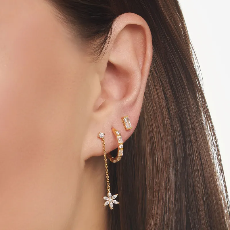 Individuellt Örhängen Blomma Guld – H2198-414-14 (MEGA KAMPANJ)>Thomas Sabo New