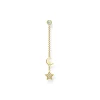 Individuellt Örhängen Stjärna & Måne Guld – H2151-414-14>Thomas Sabo New