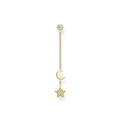 Individuellt Örhängen Stjärna & Måne Guld – H2151-414-14>Thomas Sabo New