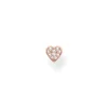 Individuellt Stiftörhängen Hjärta Med Pavé Roséguld- H2145-416-14 (MEGA KAMPANJ)>Thomas Sabo Online