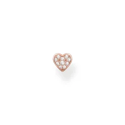 Individuellt Stiftörhängen Hjärta Med Pavé Roséguld- H2145-416-14 (MEGA KAMPANJ)>Thomas Sabo Online