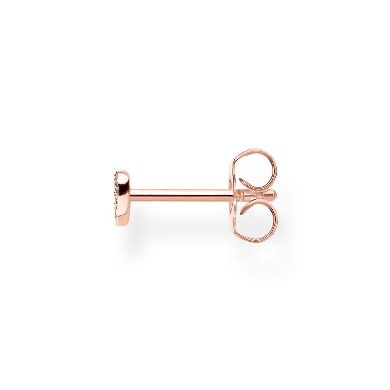Individuellt Stiftörhängen Hjärta Med Pavé Roséguld- H2145-416-14 (MEGA KAMPANJ)>Thomas Sabo Online