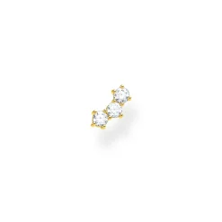 Individuellt Stiftörhängen Vita Stenar Guld – H2132-414-14>Thomas Sabo Hot