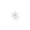 Individuellt Stiftörhängen Blomma Vit Stenar Silver – H2196-051-14>Thomas Sabo Discount