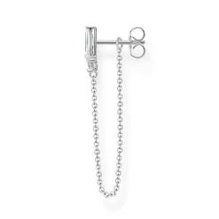 Individuellt Örhängen Vit Sten Silver – H2183-051-14><noscript><img width=