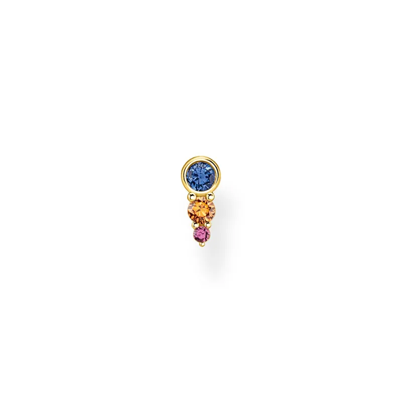 Individuellt Stiftörhängen Stenar I Färg Guld – H2143-488-7>Thomas Sabo Hot