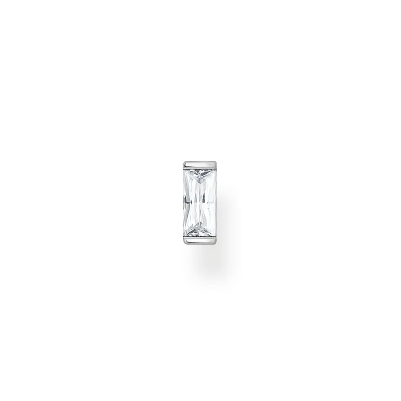 Individuellt Stiftörhängen Baguette Vit Sten Silver – H2185-051-14 (MEGA KAMPANJ)>Thomas Sabo