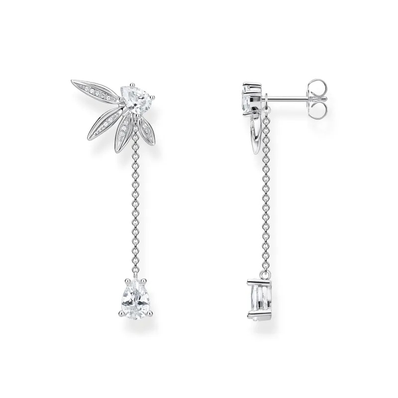 Örhängen Blad Och Kedje Stora Silver – H2105-051-14>Thomas Sabo Discount