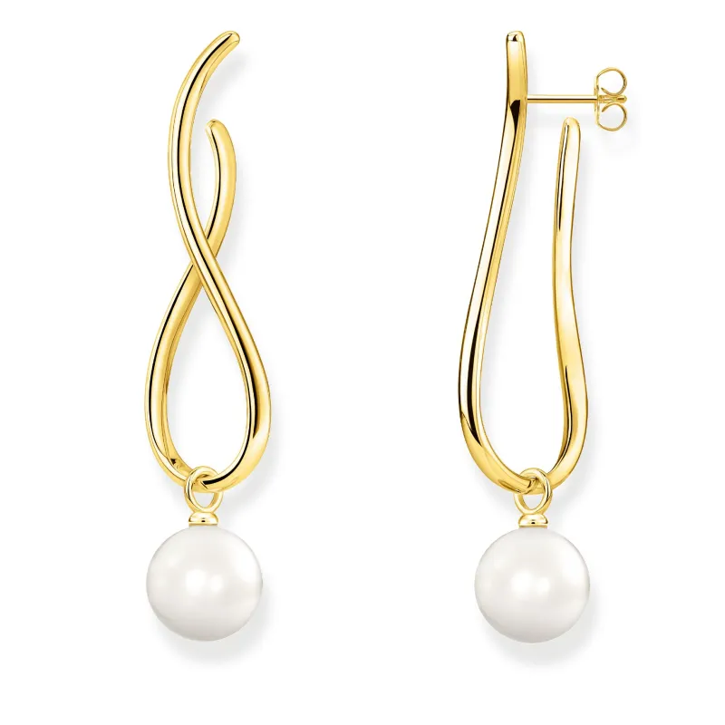 Örhängen Heritage med Pärla Guld – H2099-413-39 MEGA KAMPANJ>Thomas Sabo Clearance