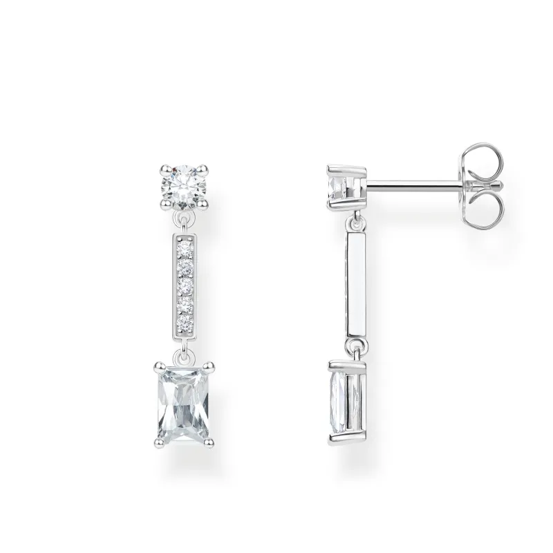 Örhängen Kantiga Stenar Vita – H2091-051-14 (MEGA KAMPANJ)>Thomas Sabo Sale