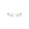 Örhängen öronklättrare pärlor med vita stenar silver – H2211-167-14>Thomas Sabo Outlet