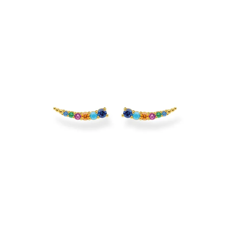 Örhängen Öronklättrare Stenar I Färg Guld – H2158-488-7>Thomas Sabo