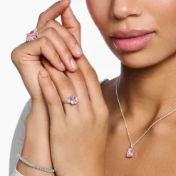 Ring Silver/Rosa TR2362-051-9-54 (Mega Kampanj)>Thomas Sabo Online