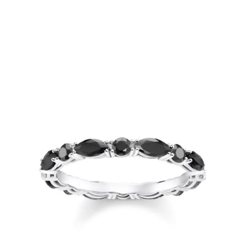 Ring Svarta Stenar – TR2185-051-11>Thomas Sabo Sale