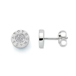 Stiftörhängen classic pavé vit – H1547-051-14>Thomas Sabo Hot