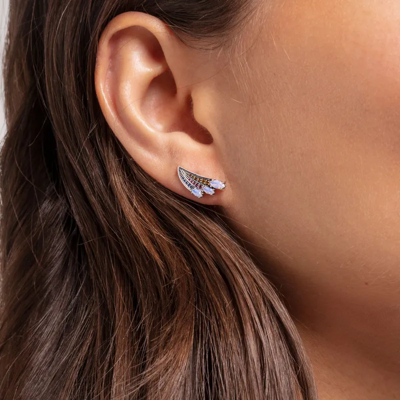Stiftörhängen Färggrann Kolibri, Vingar Silver – H2101-348-7>Thomas Sabo Clearance