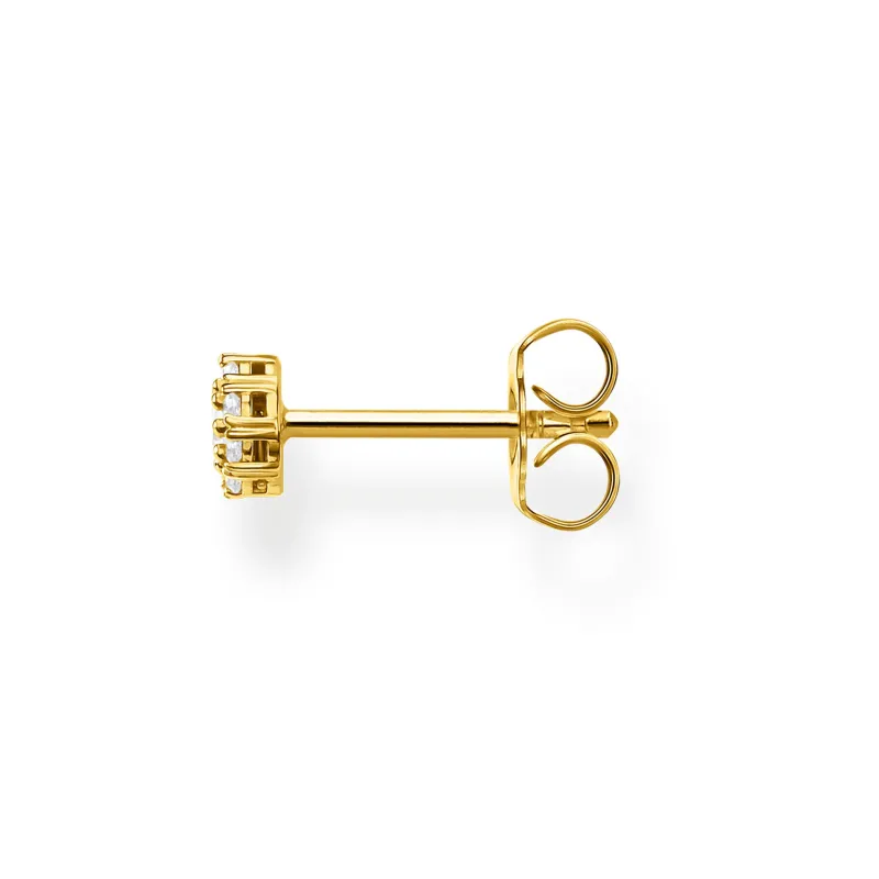Stiftörhängen Individuellt Vita Stenar Guld – H2141-414-14>Thomas Sabo Hot