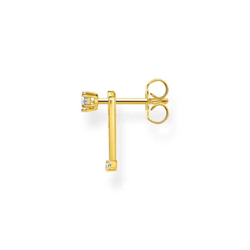 Stiftörhängen Individuellt Vita Stenar Guld – H2152-414-14 (MEGA KAMPANJ)>Thomas Sabo Sale