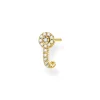 Stiftörhängen Individuellt Vita Stenar Guld – H2161-414-14>Thomas Sabo Sale