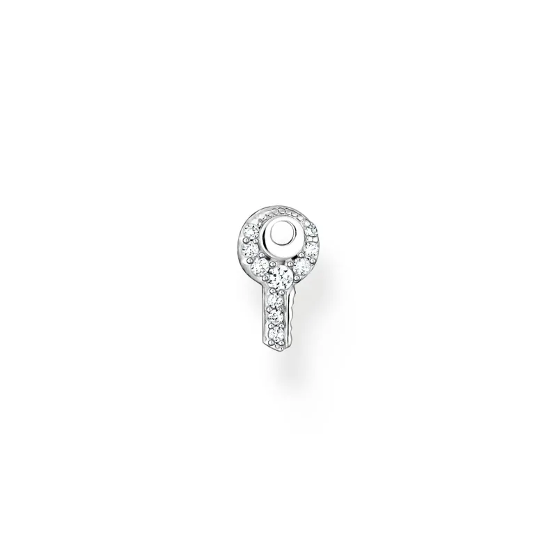 Stiftörhängen individuellt nyckel vit stenar silver – H2220-051-14 (MEGA KAMPANJ)>Thomas Sabo