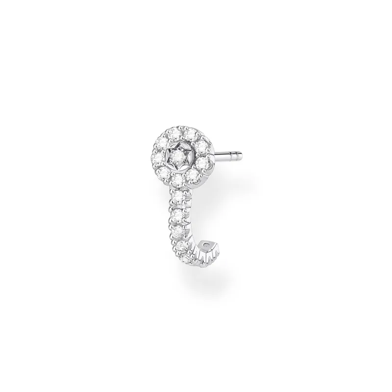 Stiftörhängen Individuellt Vita Stenar Silver – H2161-051-14>Thomas Sabo