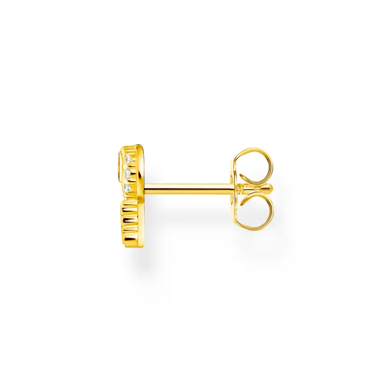Stiftörhängen individuellt nyckel vit stenar guld – H2220-414-14 (MEGA KAMPANJ)>Thomas Sabo Sale