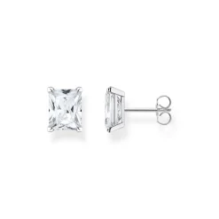 Stiftörhängen vit sten silver – H2201-051-14>Thomas Sabo Best